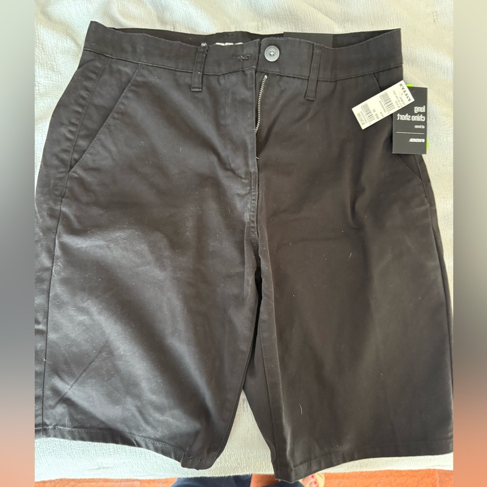 RSQ Dark Charcoal Men's Flat Front Shorts